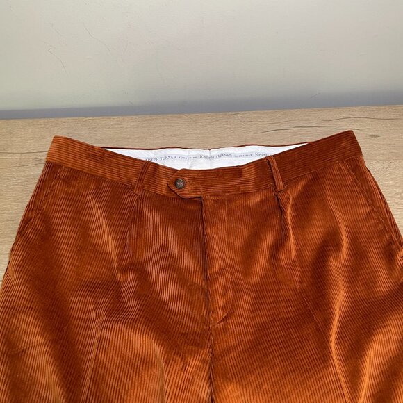 Men's Pair of Two Joseph Turner Yorkshire Corduroy Dress Trousers - Size 38x28 - Picture 3 of 14